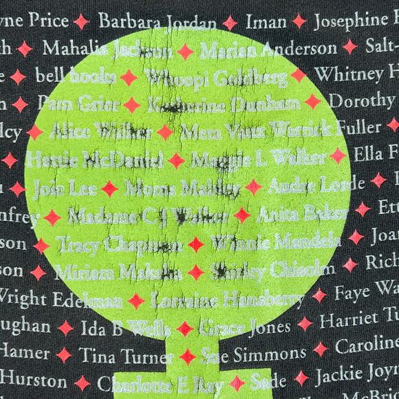 1991 Omar Tomas Warsaw Thanks To Black Women Vintage Tee - Picture 9 of 9